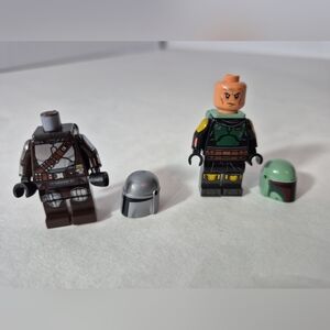 Lego Star Wars The Mandalorian Din Djarin & Boba Fett Minifigure